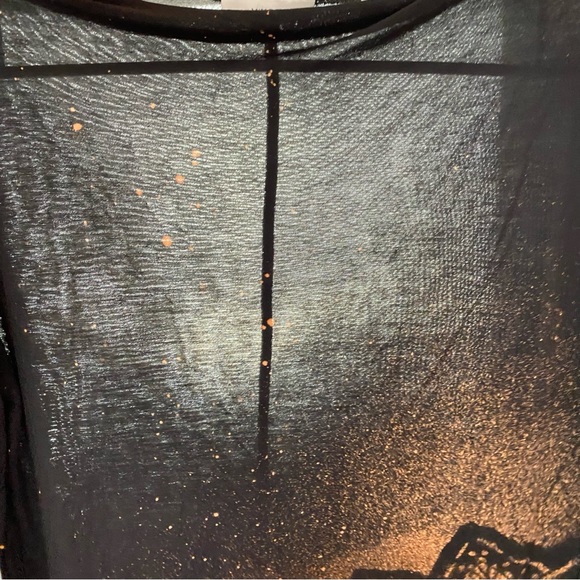 OOAK🔹️Mandala Long Sleeve Top Womens Size Small Light Weight Viscose Knit - Picture 7 of 11